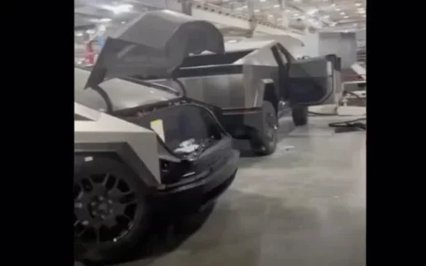 特斯拉Cybertruck的小后备箱在泄露视频中亮相