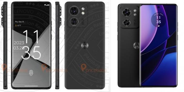 摩托罗拉Edge(2023)渲染图泄漏