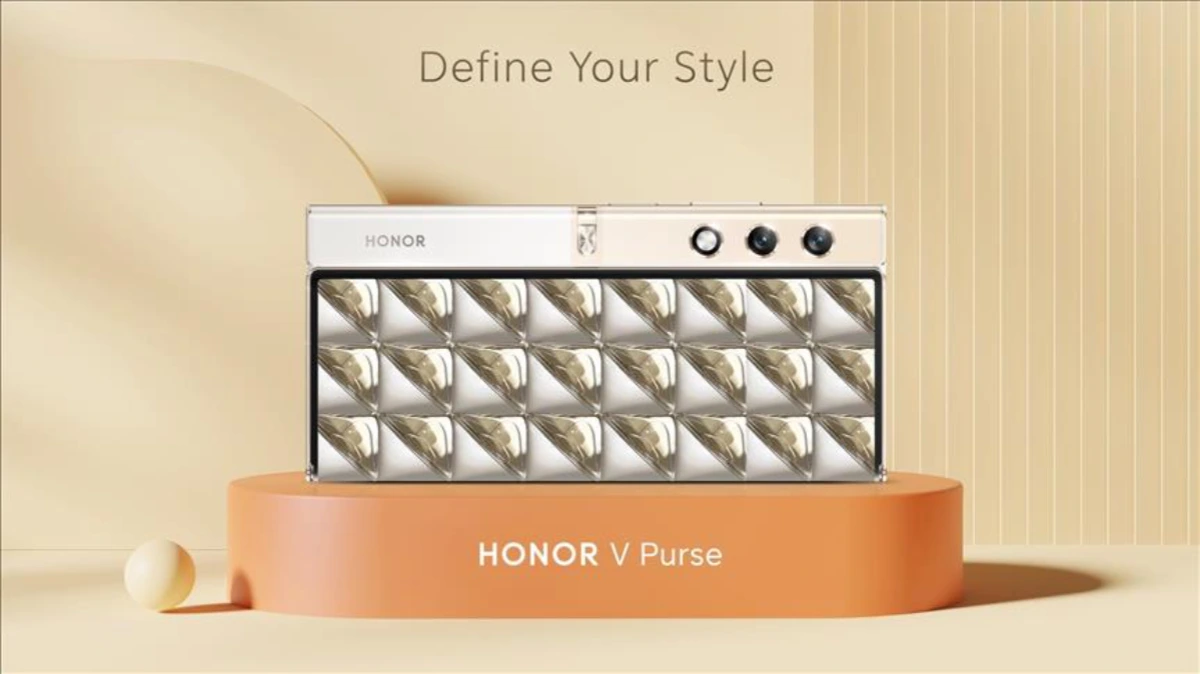 荣耀HONOR V Purse钱包折叠屏概念手机图赏 仅薄9mm厚度