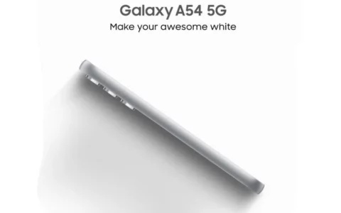 三星Galaxy A54将很快在印度推出白色版