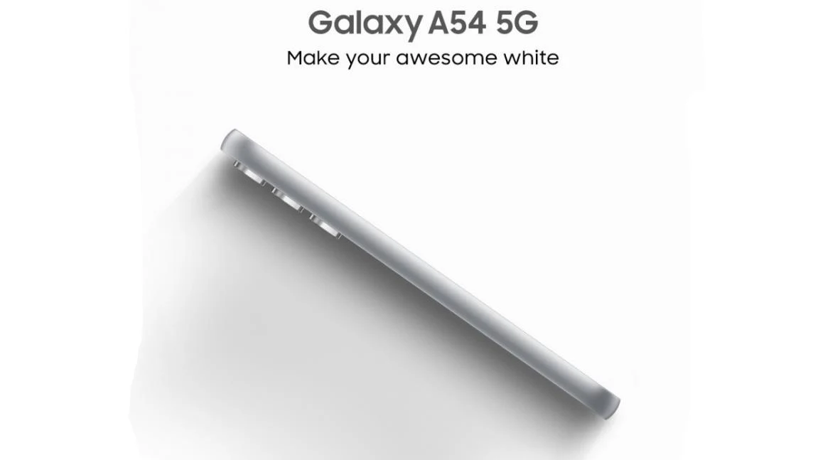 三星Galaxy A54将很快在印度推出白色版