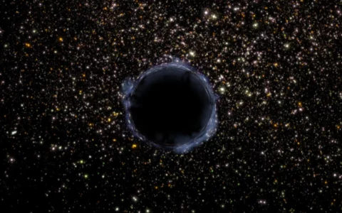 科学家第一次观测到类太阳恒星被超大质量黑洞一口口吞噬