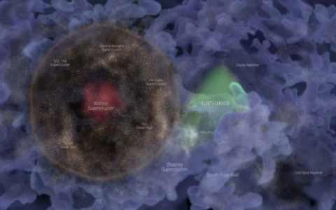 天文学家发现了第一个星系泡泡直径10亿光年比银河系宽1万倍