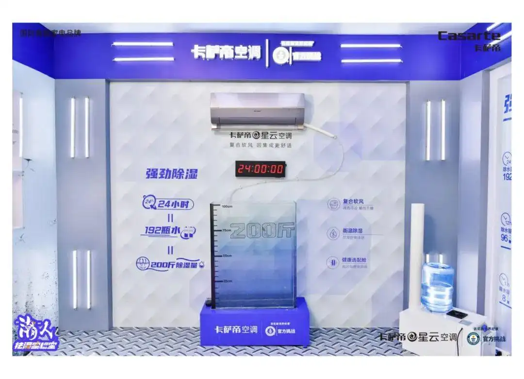 秋老虎闷热潮湿?卡萨帝空调24小时强劲除湿200斤水