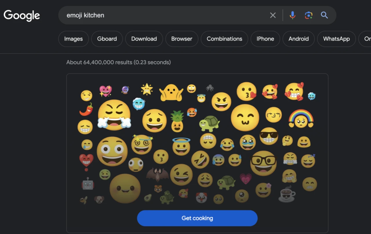 Google谷歌Emoji Kitchen开放iPhone也可以使用了