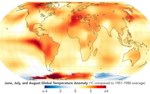 NASA确认2023年夏季是地球有记录以来最热的夏季