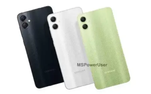 三星Galaxy A05宣传图片泄露 拥有三种颜色