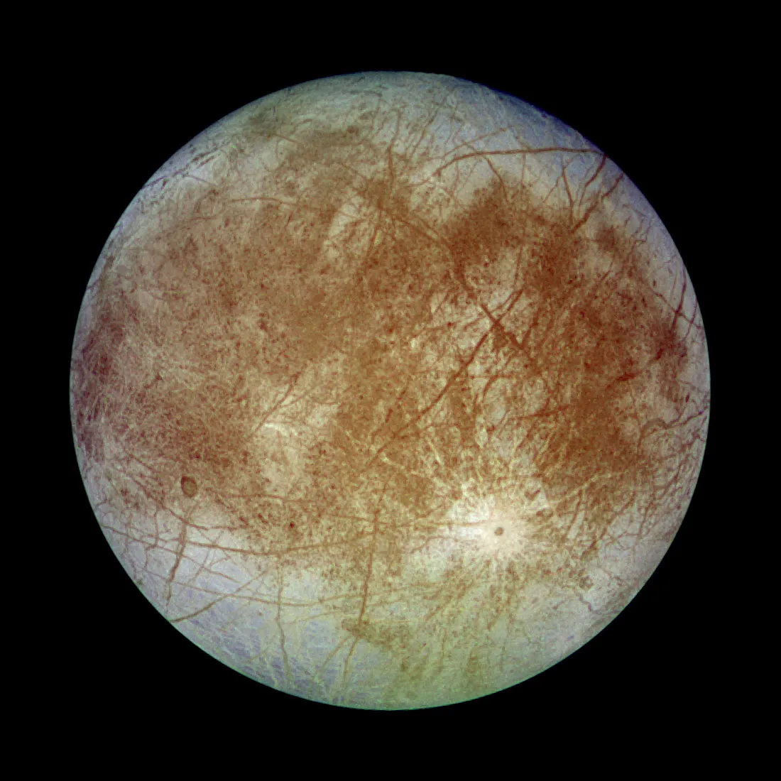 NASA韦伯太空望远镜在木星卫星欧罗巴表面发现碳源和海洋