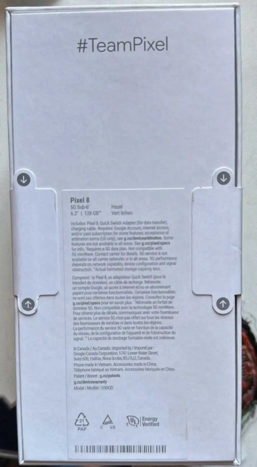 谷歌新机Google Pixel 8 Pro真机开箱图和Pixel 8包装盒曝光