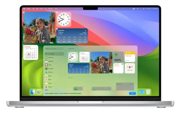 如何在macOS Sonoma中设置widgets