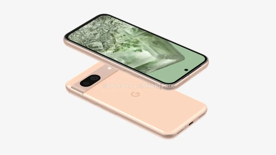 Google Pixel 8a手机高清渲染图泄露 外观似Pixel 8配备6.1英寸显示屏