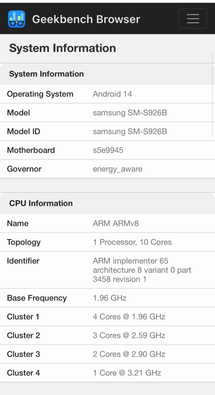 三星Samsung Galaxy S24+手机跑分现身 欧版搭载Exynos 2400处理器