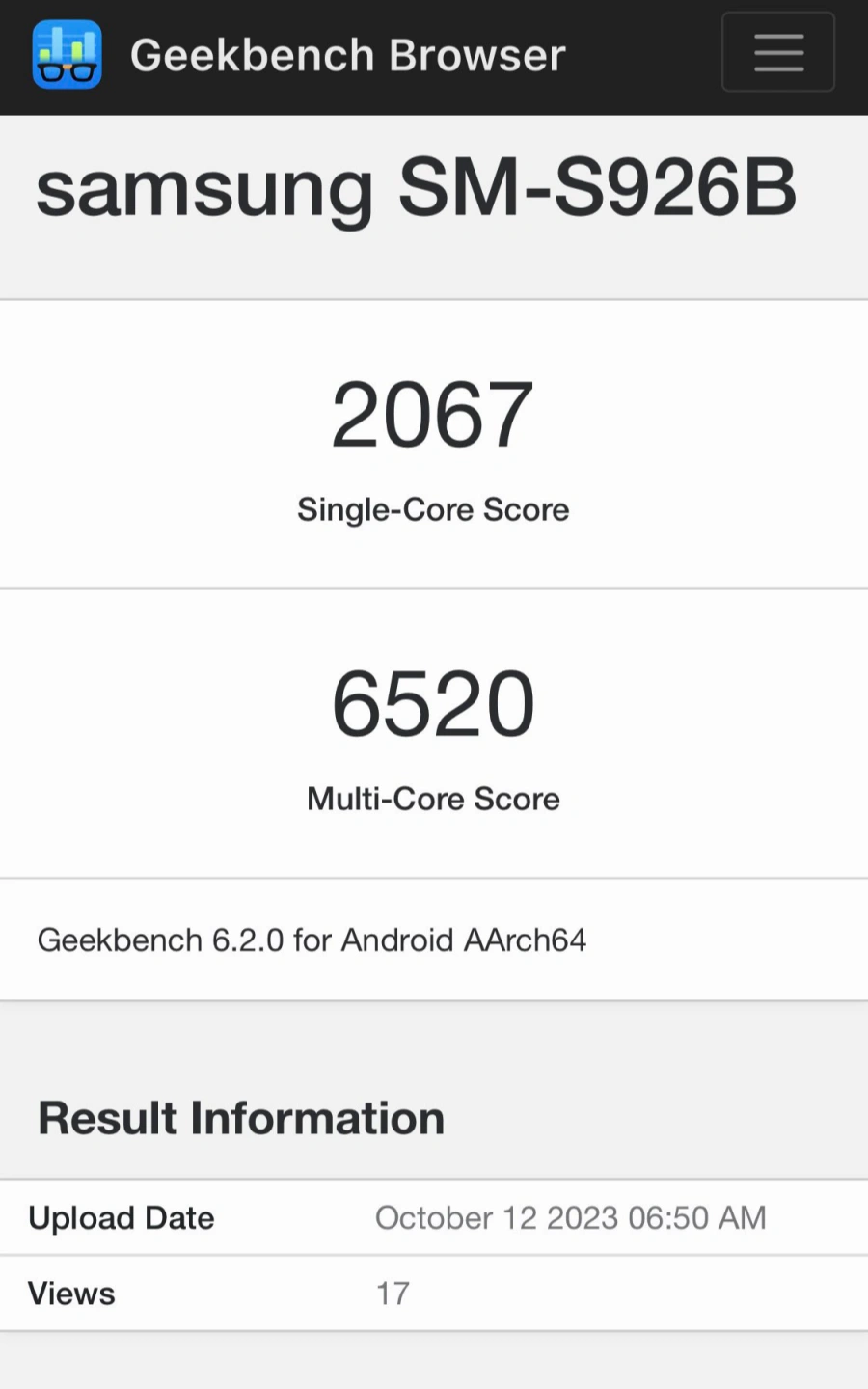 三星Samsung Galaxy S24+手机跑分现身 欧版搭载Exynos 2400处理器