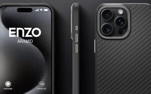 Spigen新款Enzo iPhone 15保护壳采用防弹Armarid和钻石切割金属装饰售价38美元