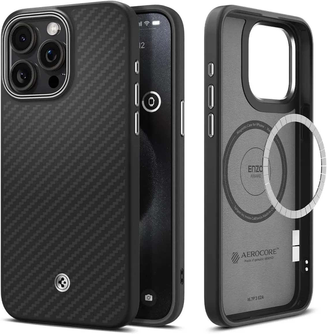 Spigen新款Enzo iPhone 15保护壳采用防弹Armarid和钻石切割金属装饰售价38美元