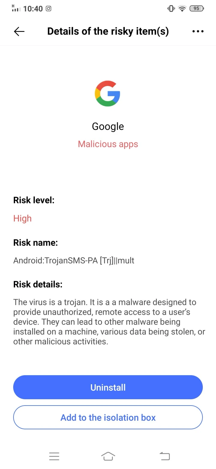 Google和YouTube应用被华为和荣耀手机标记为木马病毒 优化器应用程序导致