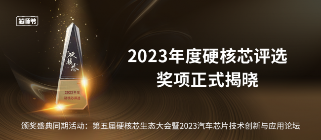 芯瞳荣获-2023年度硬核中国芯·最具潜力IC设计企业