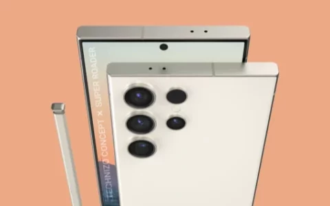 三星Samsung Galaxy S24 Ultra高清渲染图曝光 钛金属拉丝机身尽显高贵