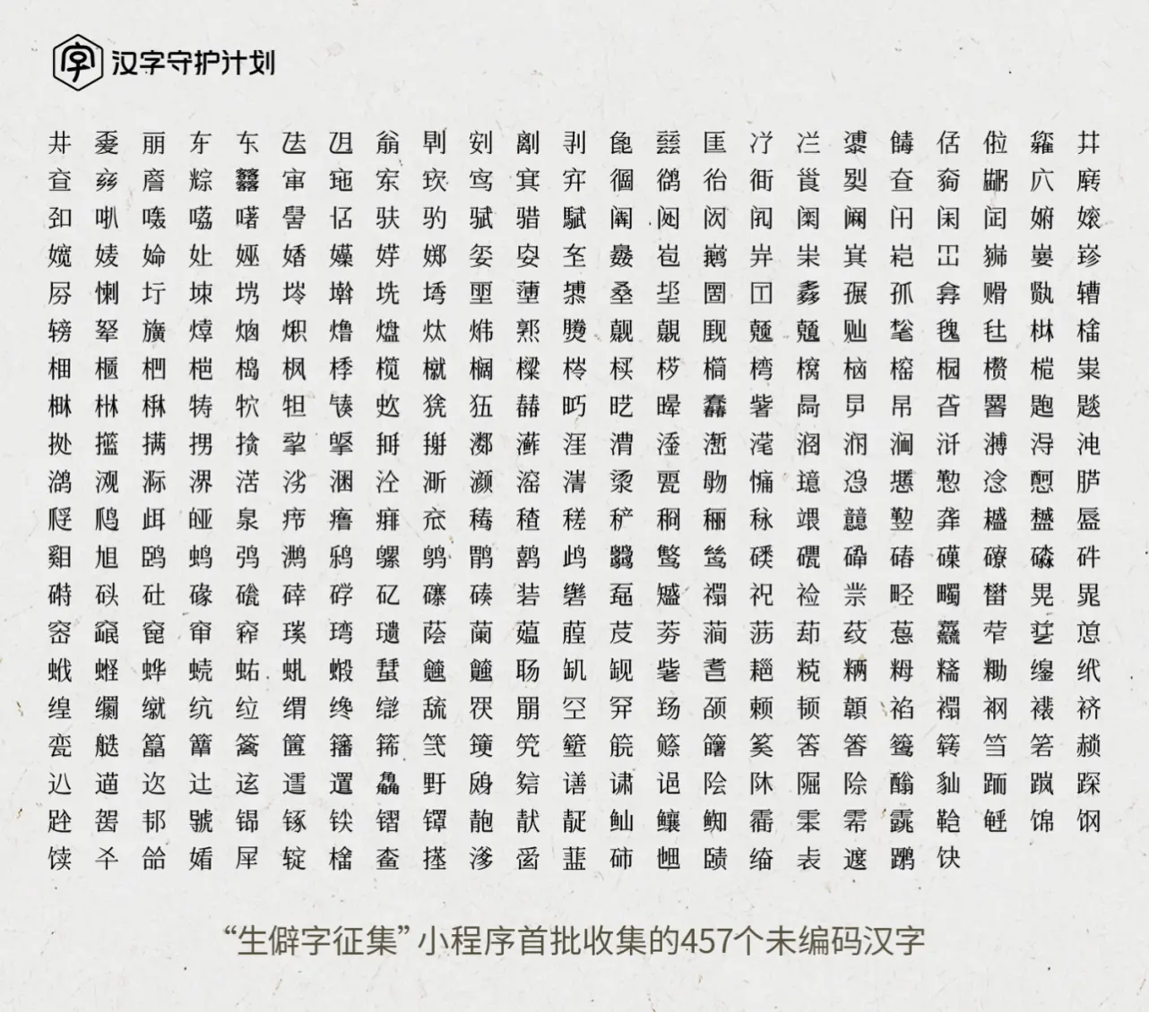 腾讯上线救字文档，邀全国网友帮457个生僻字争取“数字身份”