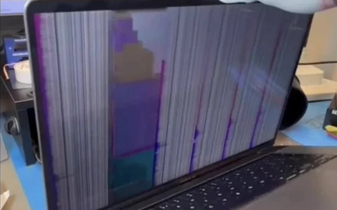 苹果Apple  MacBook Pro 曝光“灰尘门”，导致屏幕出现紫色垂直线