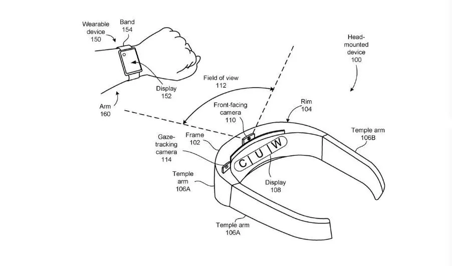 谷歌Google新专利显示Pixel Watch未来有望作为VR设备控制器使用