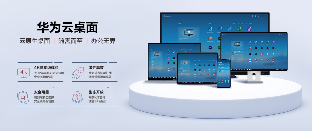 落子数字办公领域，华为云连续7年领跑中国桌面云市场