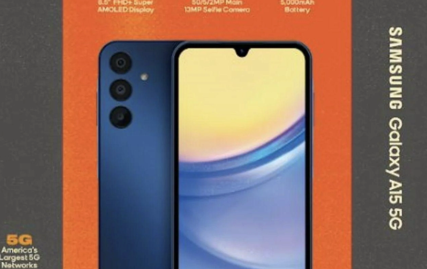 三星Samsung Galaxy A15 5G 手机在美国沃尔玛提前曝光   售价 139 美元