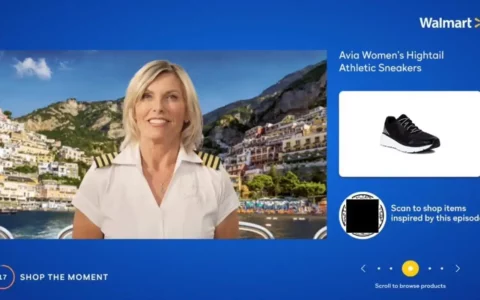 沃尔玛Walmart推出“识图购物”功能 利用AI辨识电视节目内物品并提供购买链接