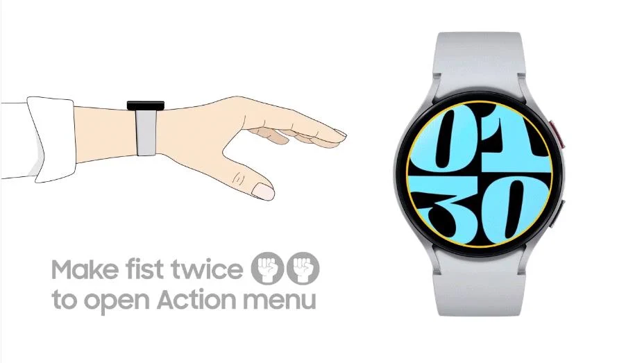 三星Samsung详细介绍了Samsung Galaxy Watch的通用手势