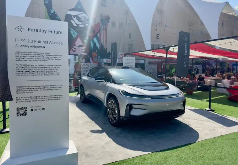 法拉第未来FF：亮相中东72小时内收到超300台FF 91限量版车型免订金预订