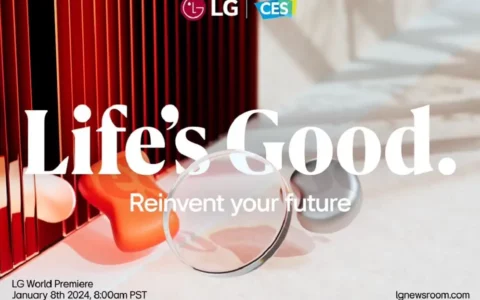 LG宣布将于明年1月9日举行CES 2024发布会