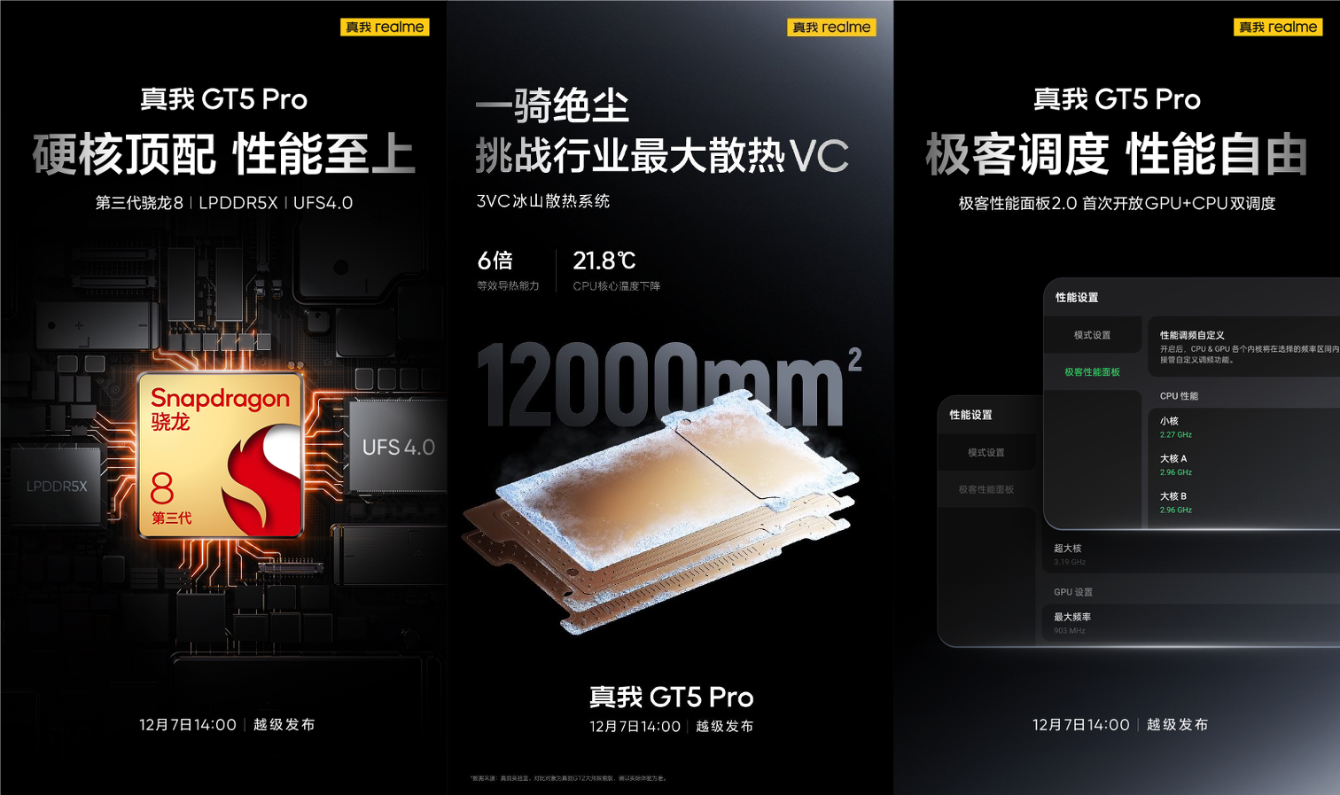 真我GT5 Pro仅需3499起？性价比最高的8Gen3手机来了！