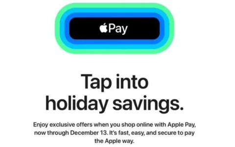 苹果Apple假日Apple Pay促销推出 提供多家商店折扣