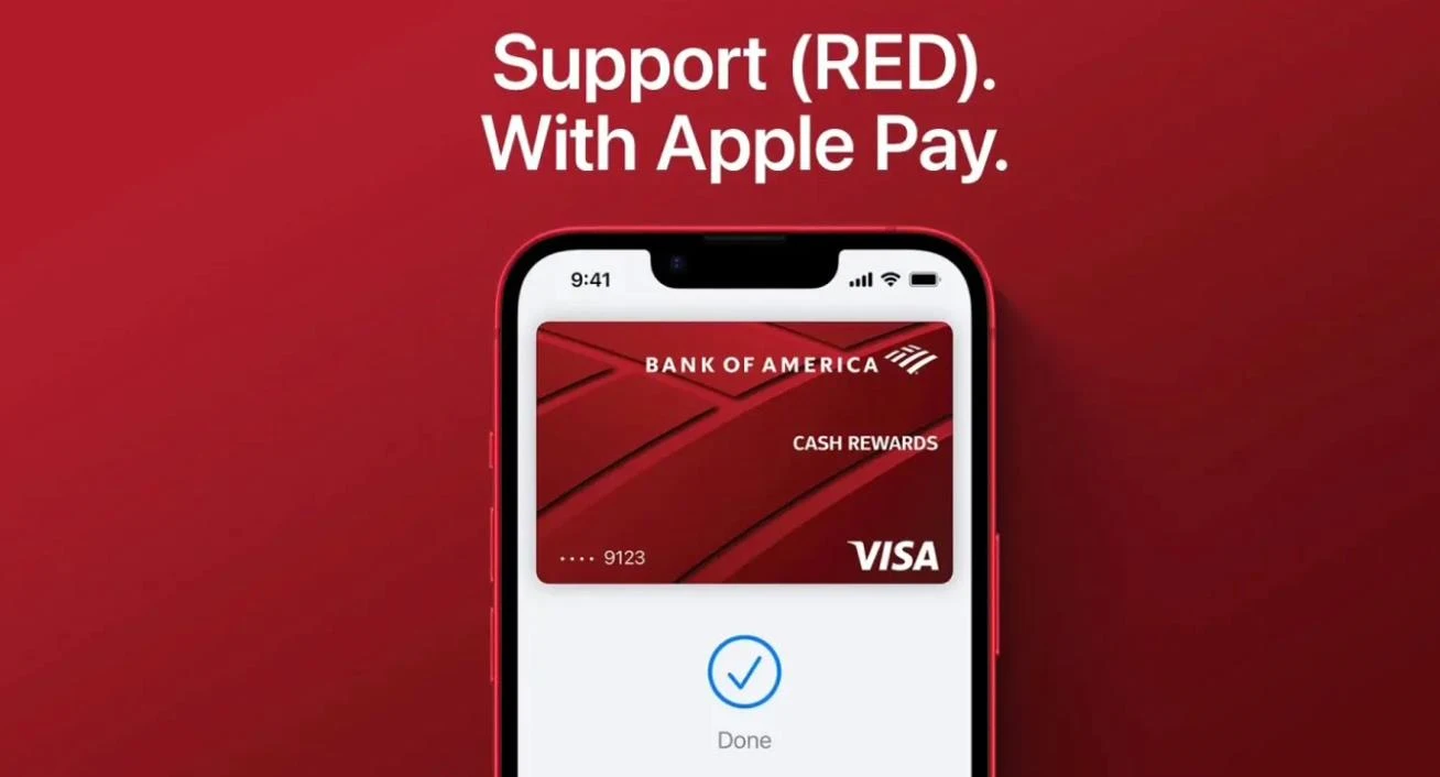 苹果Apple宣布向（RED）全球基金会至多捐出100万美元