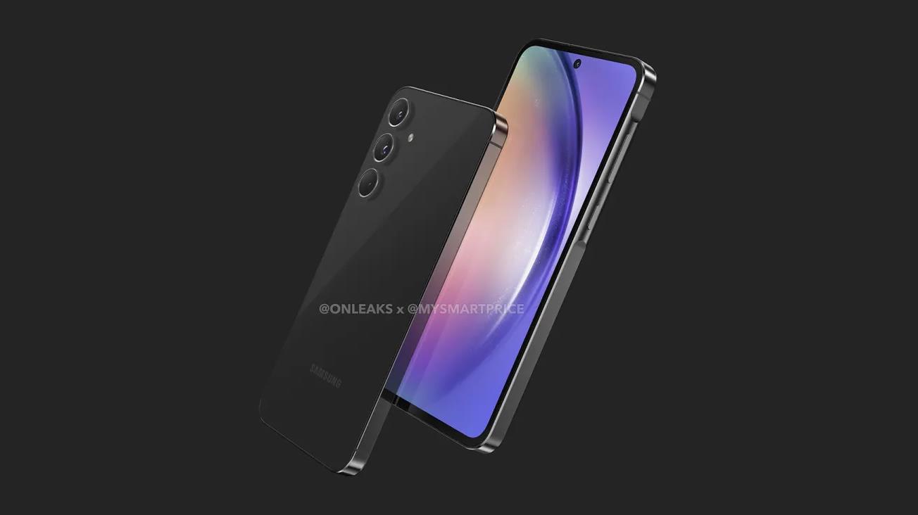 三星Samsung Galaxy A55在侧按钮周围有一个奇怪的突起
