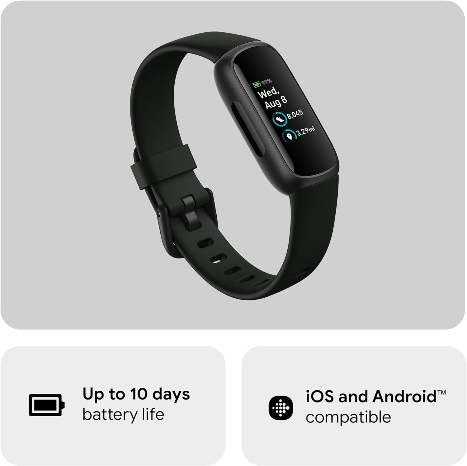 菲比特Fitbit Inspire 3：性价比最佳的健身追踪器！美国亚马逊仅售79.95$！