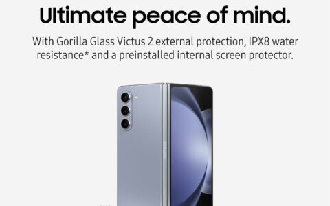三星SAMSUNG Galaxy Z Fold 5：沉浸式大屏幕，引领未来手机体验，亚马逊仅售1499美元