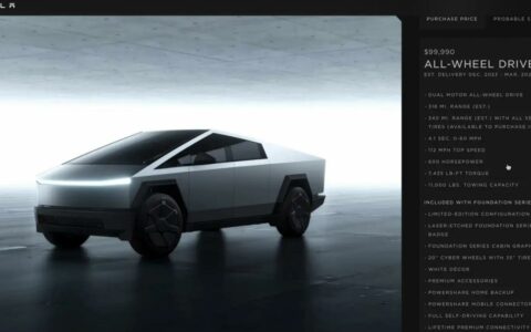 特斯拉Tesla公布Cybertruck“Foundation Series”配置