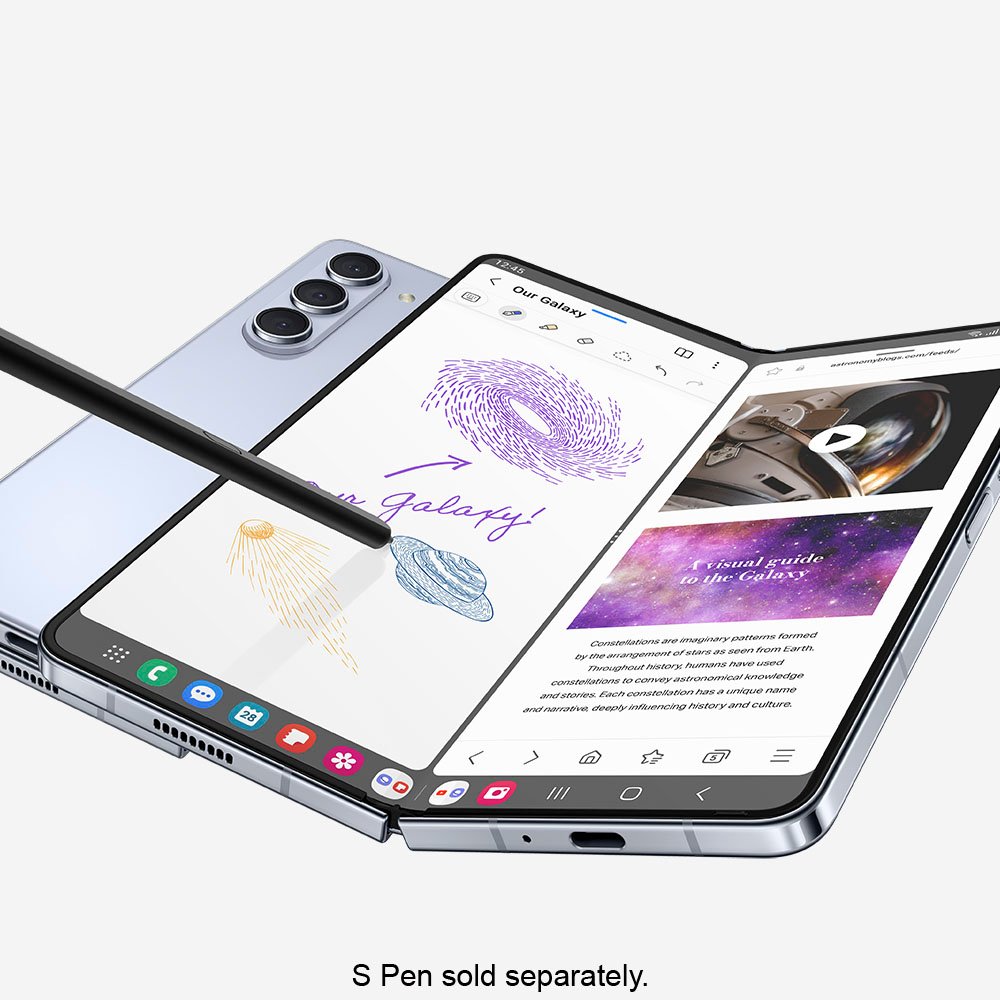 三星Galaxy Z Fold5 256GB 幻影黑，美国百思买仅售1,499美元，省下300美元！