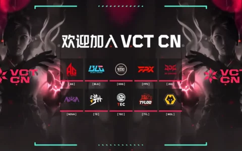 无畏契约冠军巡回赛 CN 联赛（VCT CN）正式成立，十支长期合作伙伴战队揭晓
