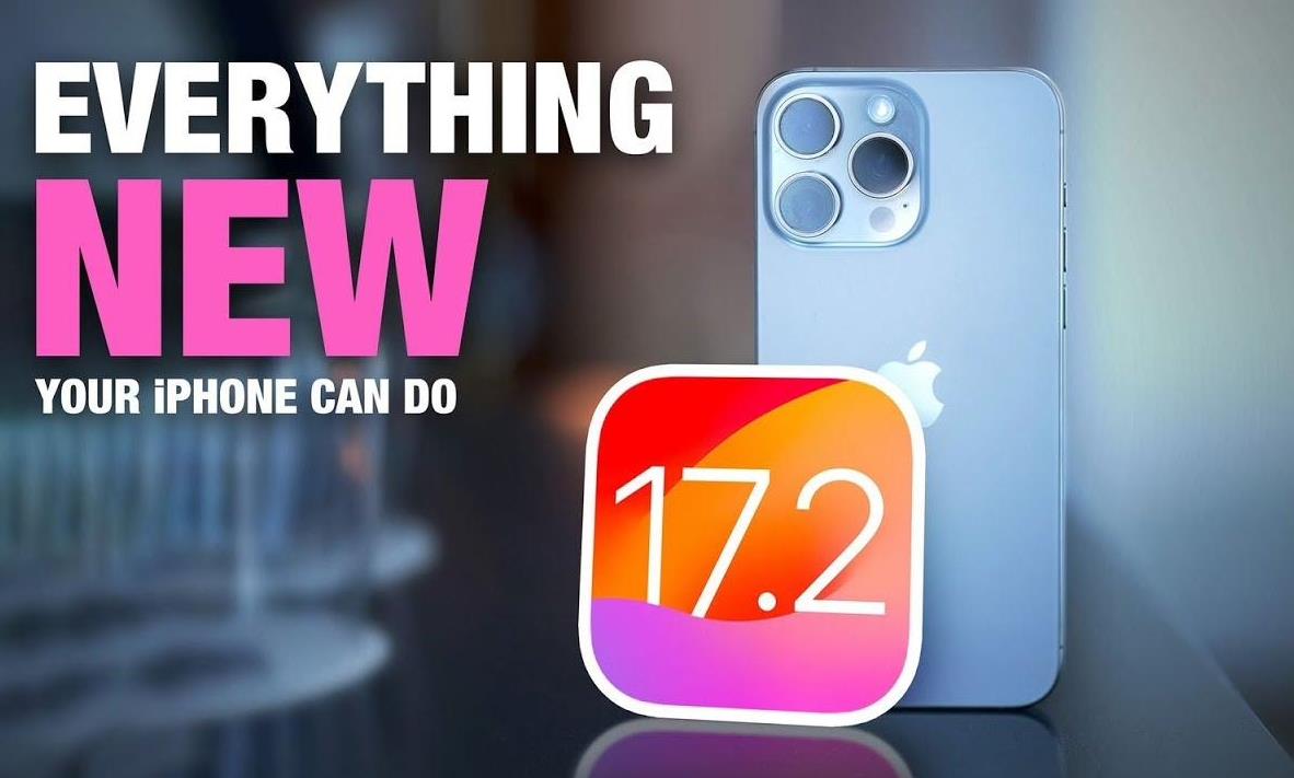 苹果Apple发布iOS / iPadOS 17.2正式版 增加手记应用程序