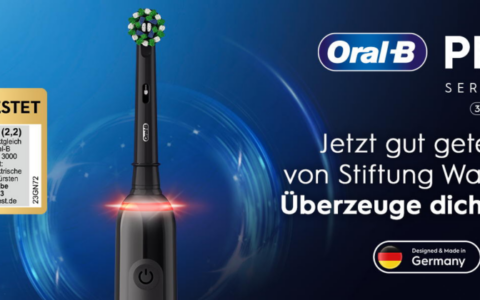 Oral-B Pro Series 3 Plus 特别版双支装电动牙刷，德国亚马逊限时特惠，仅售69.99欧元！