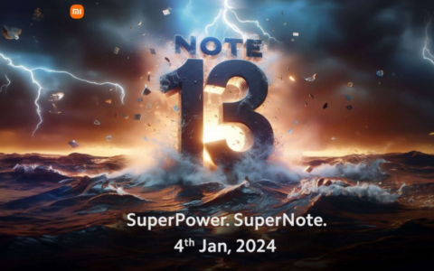 官方消息：红米Note 13系列将于1月4日全球发布