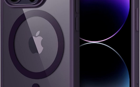 ESR iPhone 14 Pro磁吸透明手机壳（清新紫色）在英国亚马逊优惠2.60英镑，仅售10.39英镑