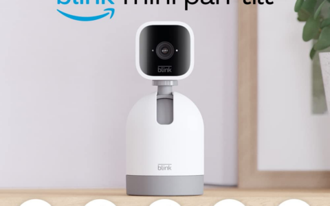 Blink Mini Pan-Tilt 室内安全摄像头在英国亚马逊优惠17.50英镑，售价仅为32.49英镑！