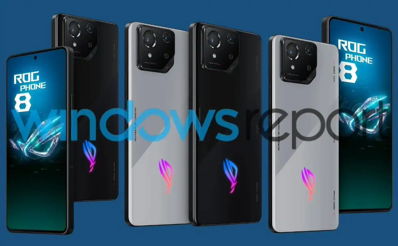 华硕ASUS ROG Phone 8系列手机渲染图曝光 采用6.78英寸屏幕