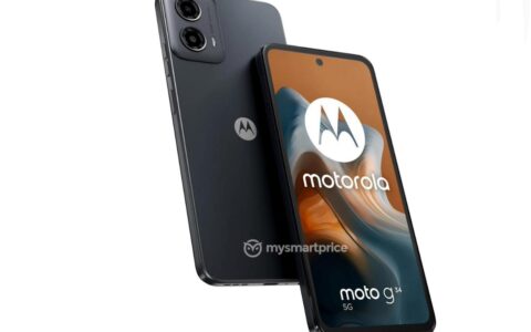 摩托罗拉MOTOROLA Moto G34 5G手机渲染图曝光 采用5000 万主摄
