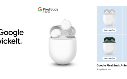 德国亚马逊Google Pixel Buds A-Series无线耳机特惠44欧元，售价仅为65欧元