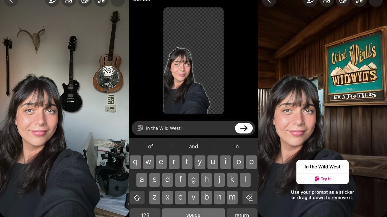 如何使用 Instagram 的 AI 背景