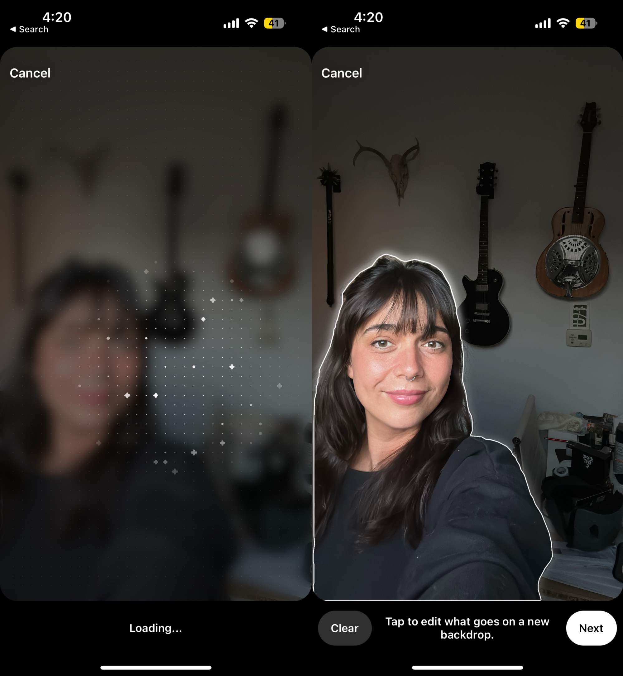 如何使用 Instagram 的 AI 背景